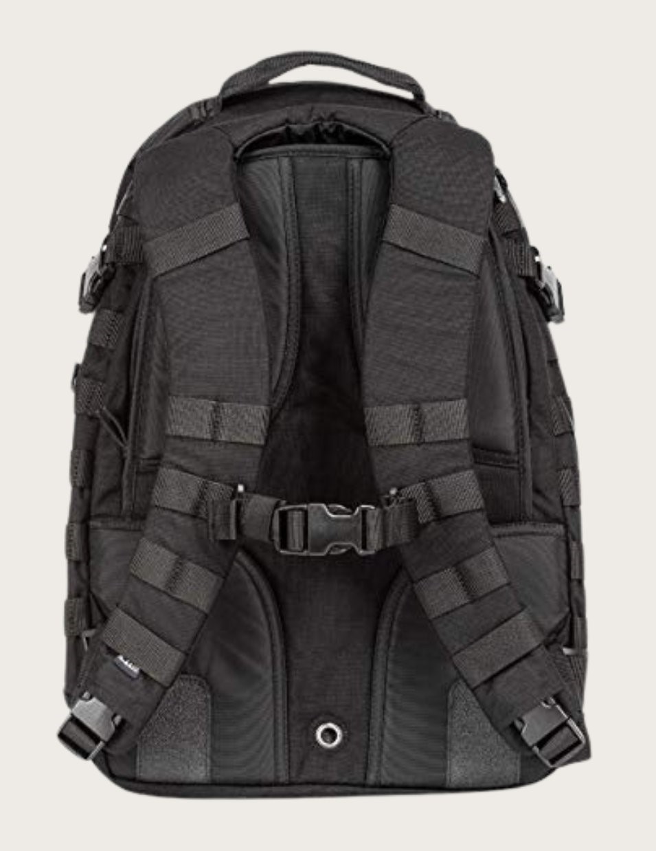 Black tactical backpack