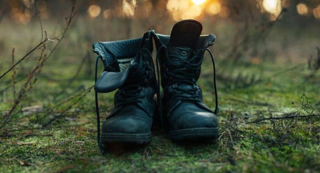 Black tactical boots Black tactical boots