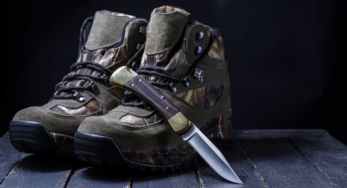 Black tactical boot Black tactical boot