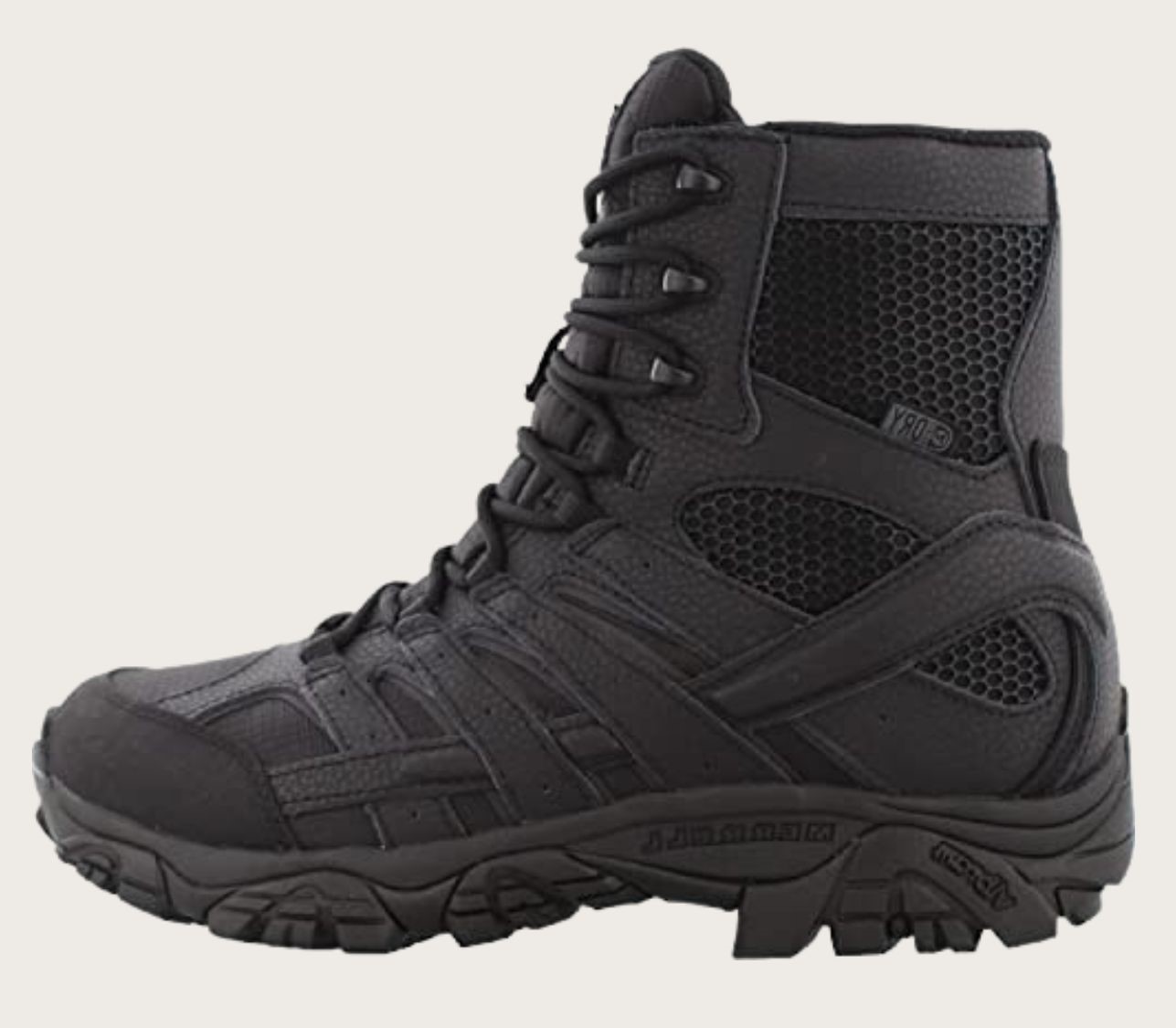 comfortable black tactical boots