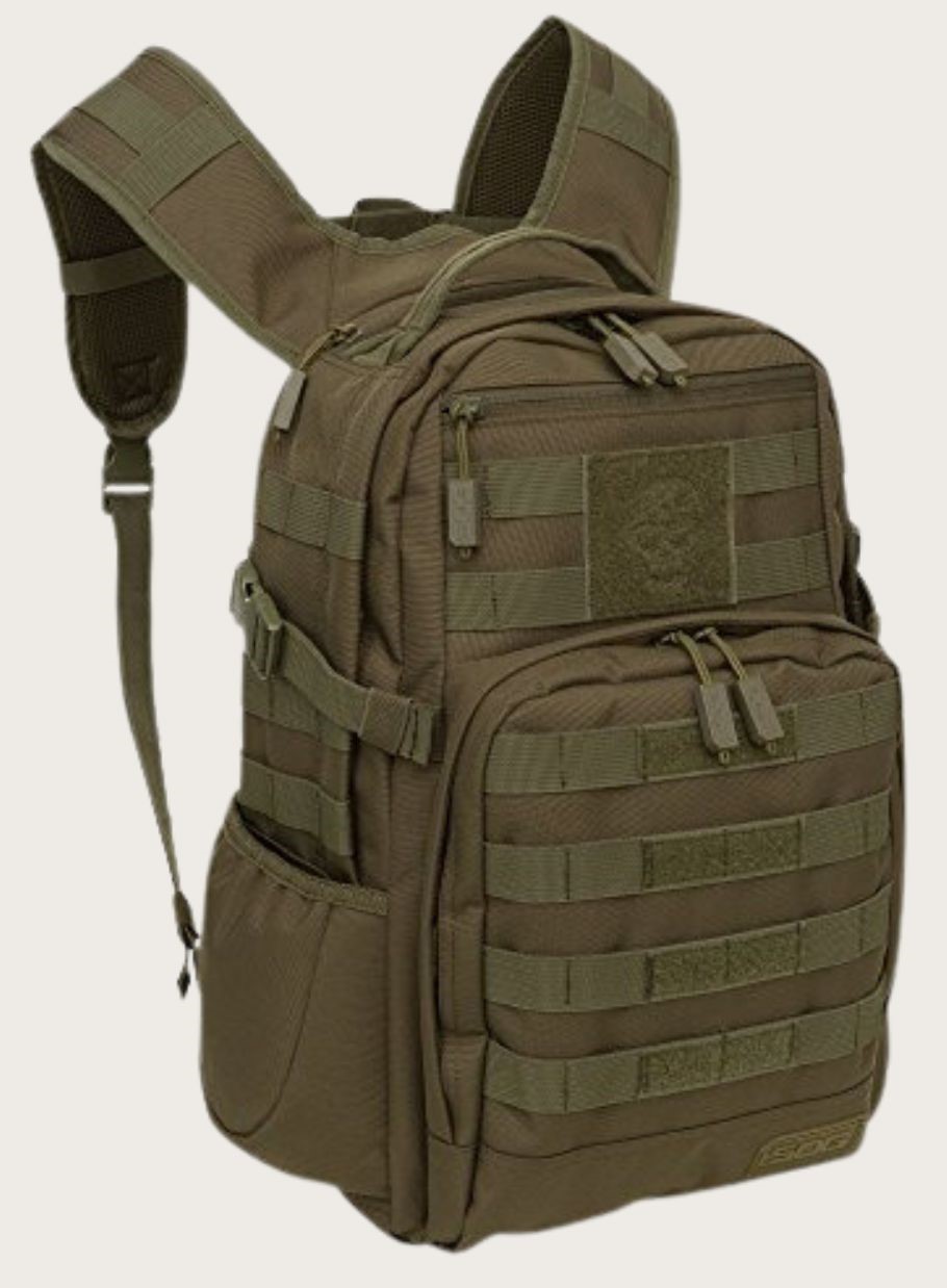 Brown tactical backpack