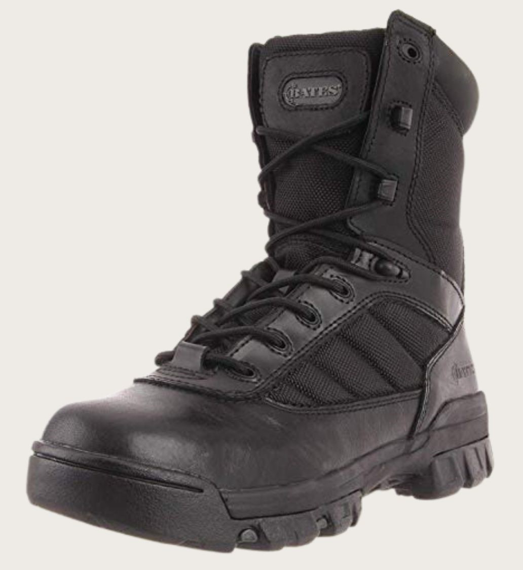Black tactical boot