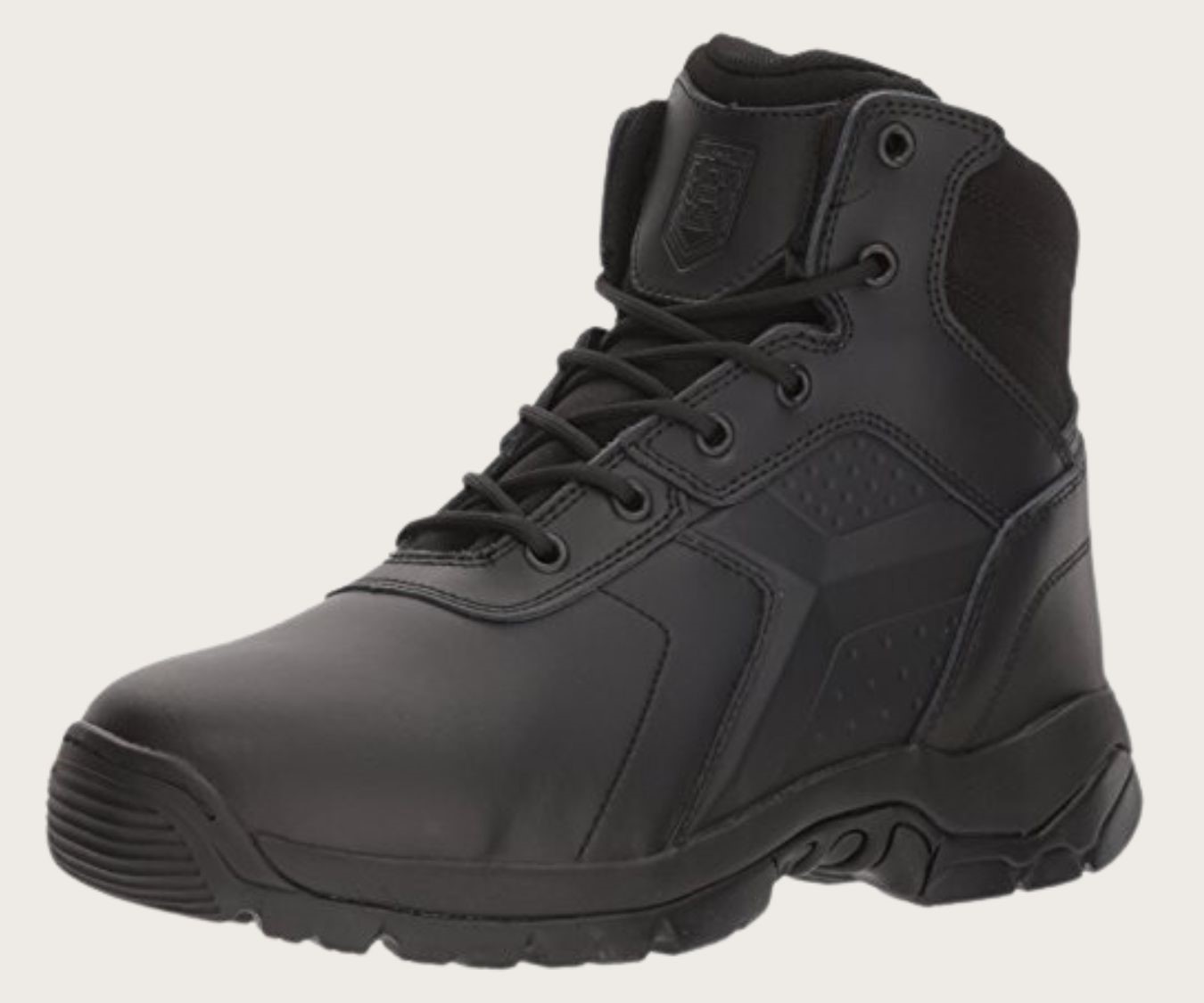 Black tactical boot