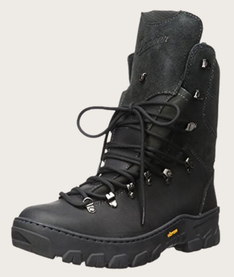 Black tactical boot