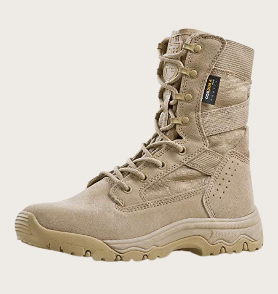 Beige tactical boot Beige tactical boot