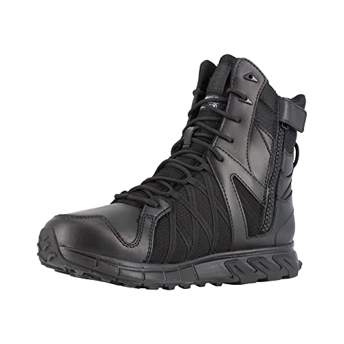 Black tactical boot