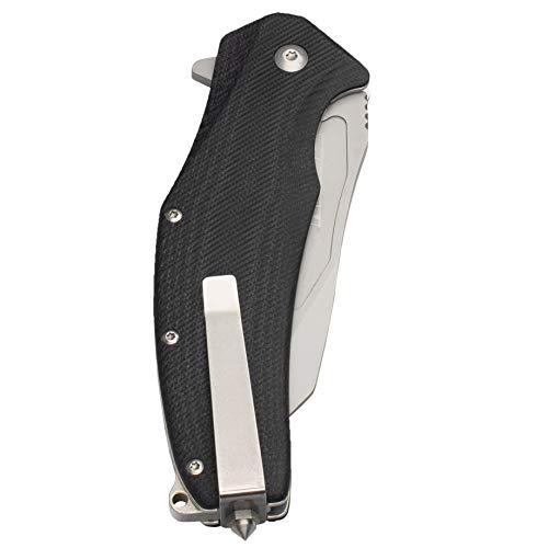 Black tactical knife