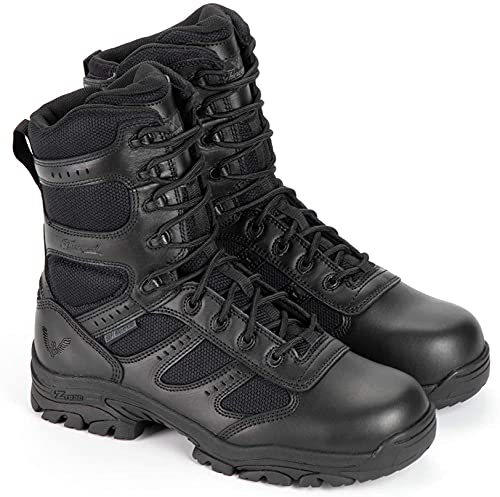 Black tactical boots