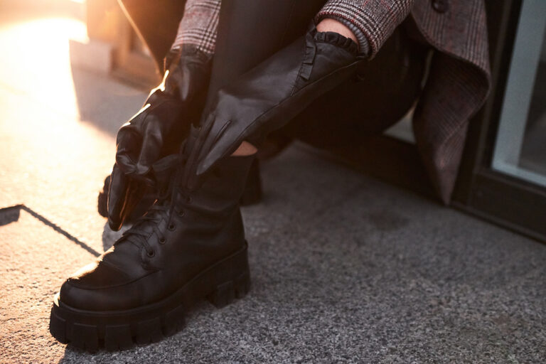 Black tactical boot Black tactical boot