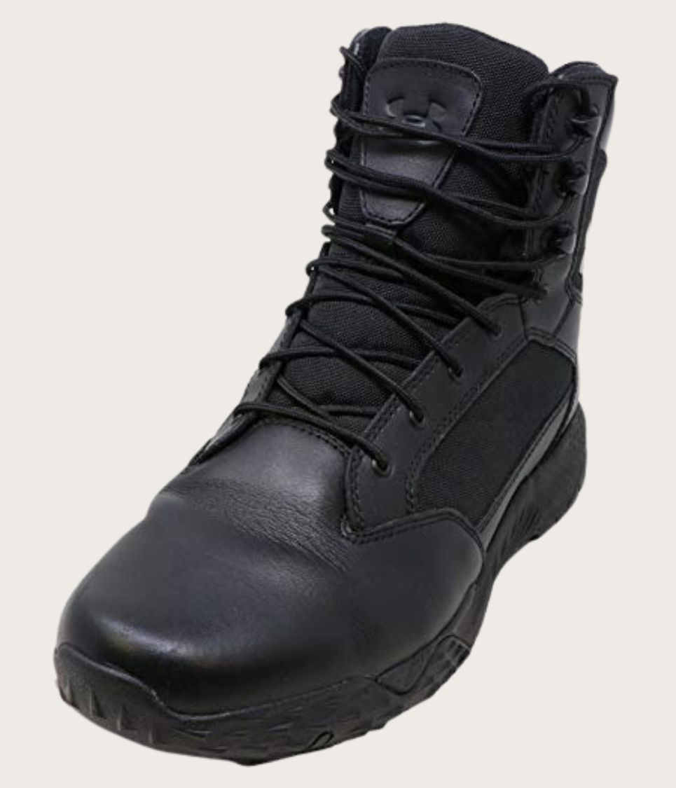Black tactical boot