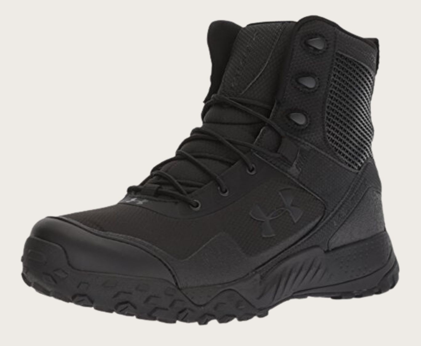 Black tactical boot
