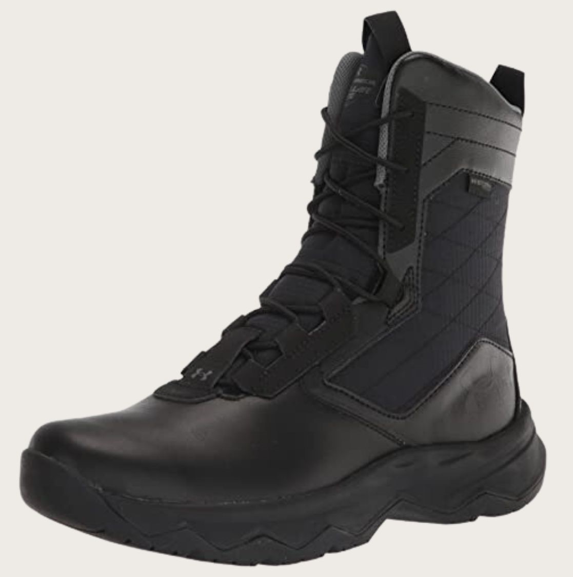 Black tactical boot