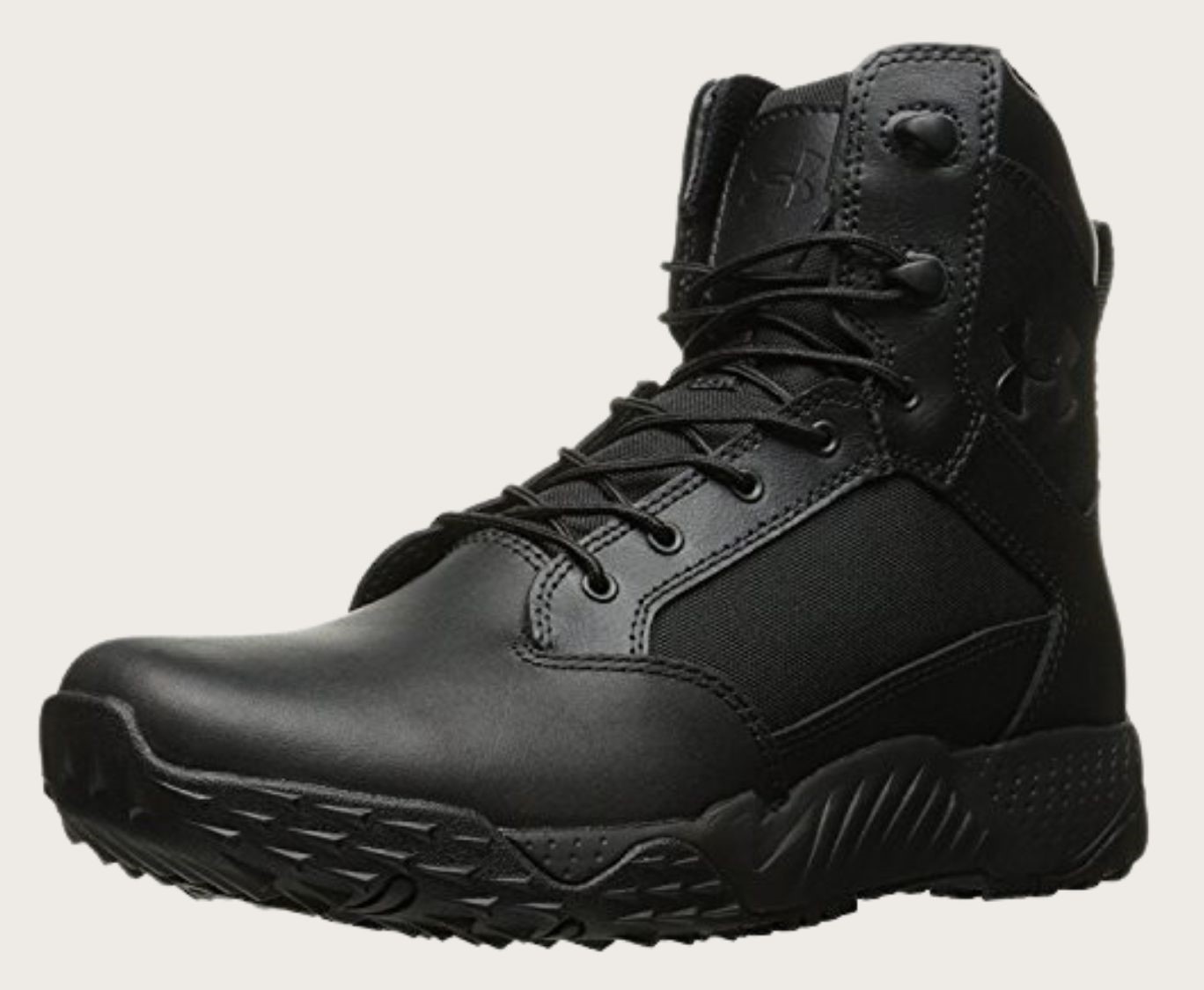 Black tactical boot
